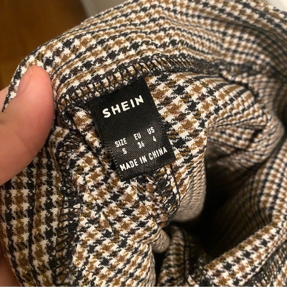 SHEIN houndstooth trousers - Picture 4 of 5
